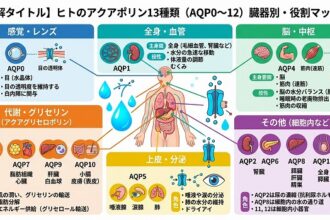 13種類のアクアポリン